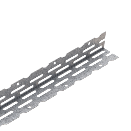 Galvanised Perforated Thin Coat Bead, Box of 50